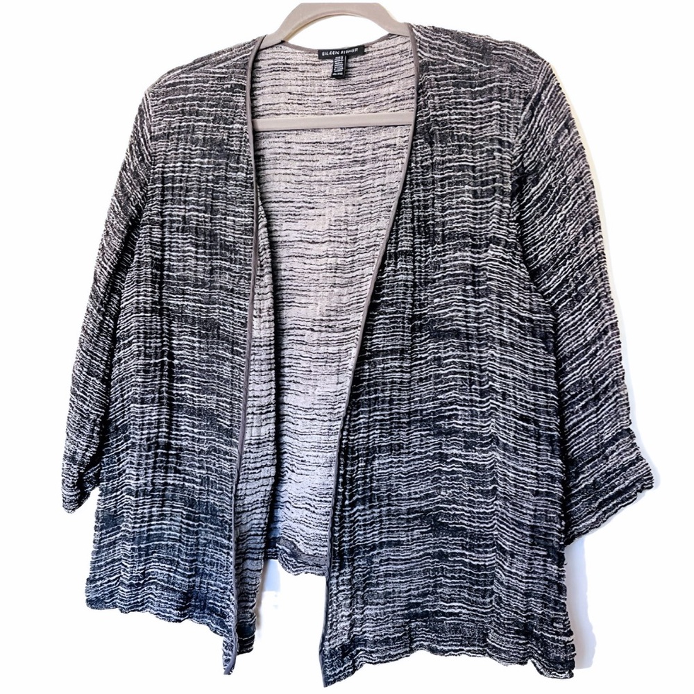 Eileen Fisher Cardigan- XL 3/4 Length Sleeves- Excellent, Like New